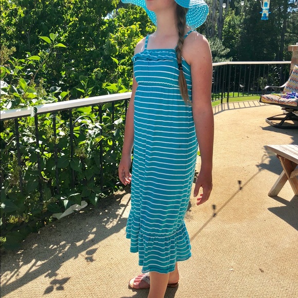 1989 Place Other - Summer Blue and White Stripe Sun Dress